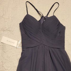 Brand new Azazie dress size 2 in Stormy color